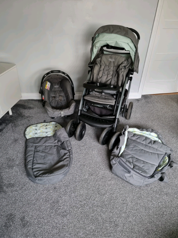 graco 3 in 1 pram